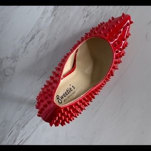Brand New Red Spiked Heels
